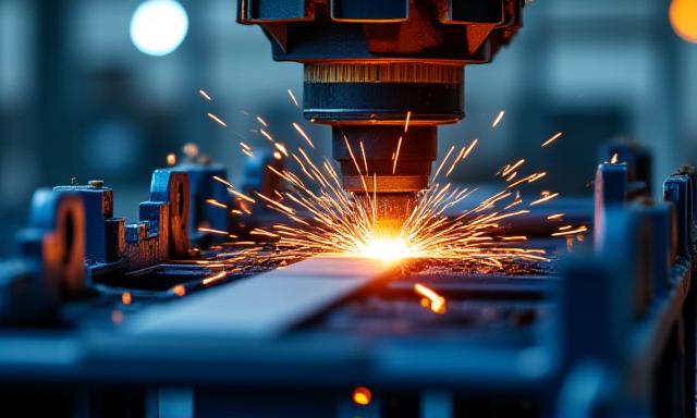 Bracci robotici in linea di assemblaggio automotive